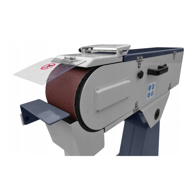 Pásová bruska na kov SM75 se základnou - 2 rychlosti, pás 75x2000mm