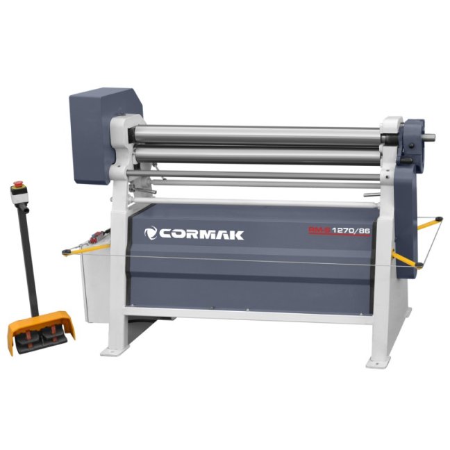 Zakružovačka plechu CORMAK RM 1270/86, tři válce, tl. 2,5mm, d. 1270mm