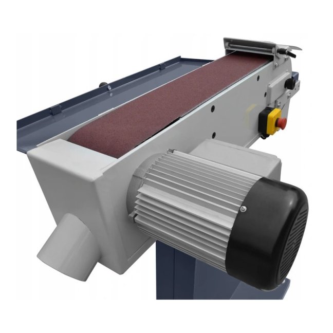 Pásová bruska na kov SM150 se základnou - 2 rychlosti, pás 150x2000mm