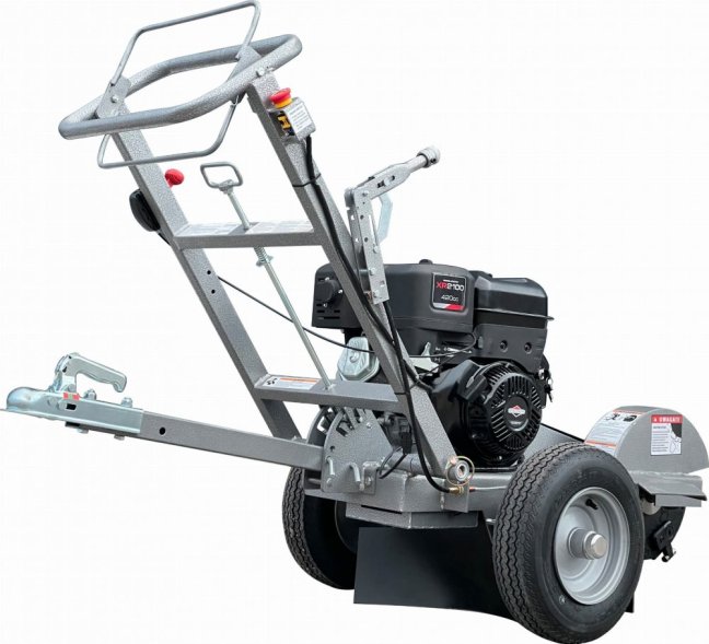 Pařezová fréza benzínová 15 hp, 420 cm3, hloubka frézování 40 cm, start klíčkem
