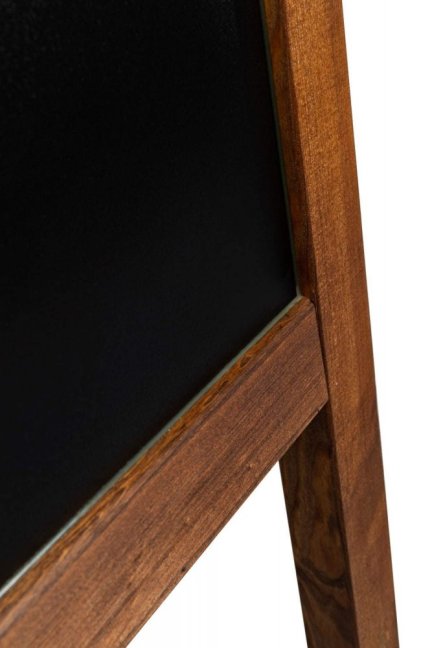 Oboustranné dřevěné reklamní áčko s křídovou tabulí PRO 65x118 cm VODĚODOLNÉ