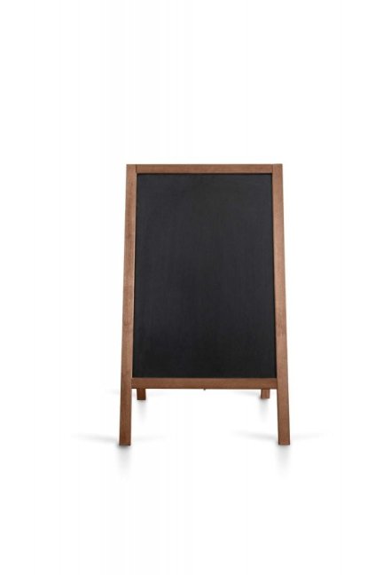 Oboustranné dřevěné reklamní áčko s křídovou tabulí 51x90 cm