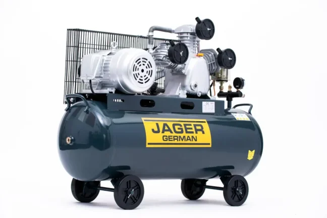 Pístový olejový kompresor JAGER GERMAN, 3 kW, 440l/min, 100l, 10bar, 400V