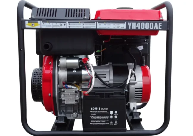 Elektrocentrála Metcor YH4000AE - 3,3 kW, 230V, nafta, elektrický start