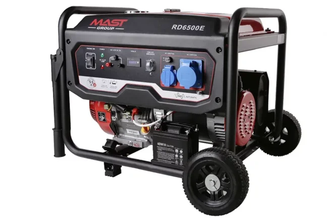 Elektrocentrála Metcor RD6500E - 5,5 kW, 230V, benzín, elektrický start
