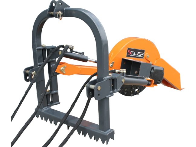 Pařezová fréza STILER SG 24 - kloubová hřídel za traktor, hydraulika