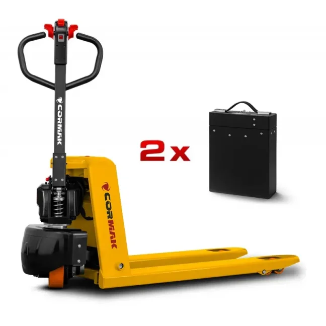 Elektrický paletový vozík Q15-4 1500 kg Li-Ion, elektrické zvedání a jízda + náhradní baterie
