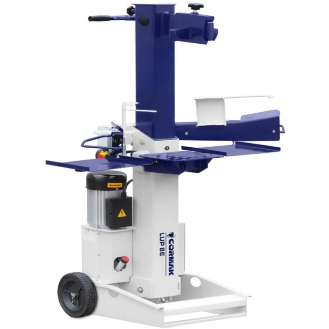 Štípačka na dřevo 8 tun LUP8E + křížový klín, pr. 8-45 cm, výška 52 cm, 3kW, 400V