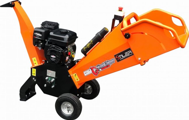 Štěpkovač STILER GS650, benzínový motor B&S 6,5 HP