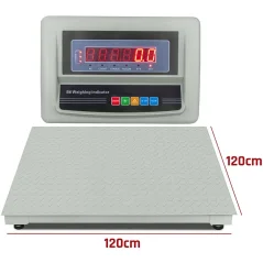 Platformová paletová váha W3T nosnost 3000 KG, plošina 120x120 cm
