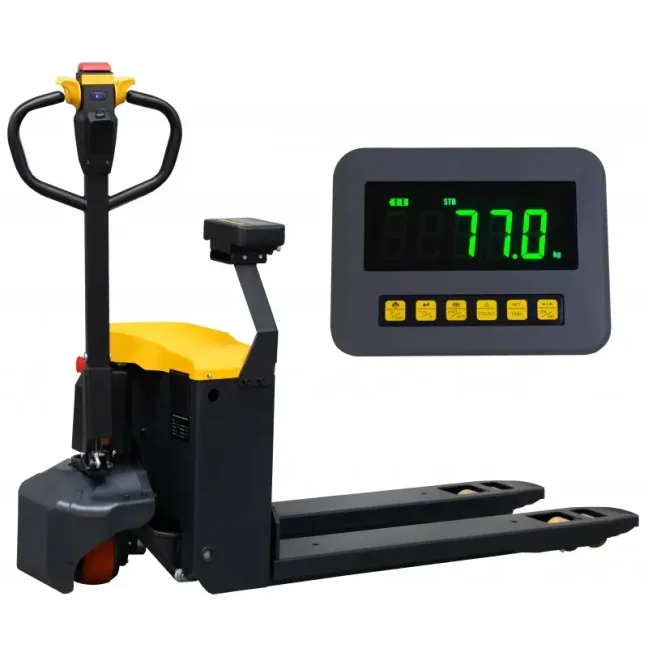 Elektrický paletový vozík s elektronickou váhou Q20SP 2000 kg - elektrický zdvih a pohon