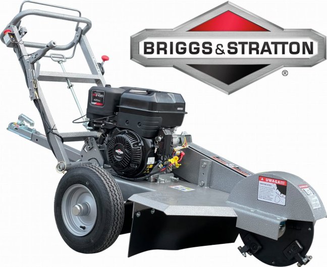 Pařezová fréza benzínová 15 hp, 420 cm3, hloubka frézování 40 cm, start klíčkem