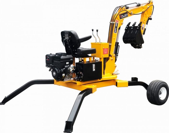 Bagr STILER diesel, 13,5 HP, 360° otočné rameno