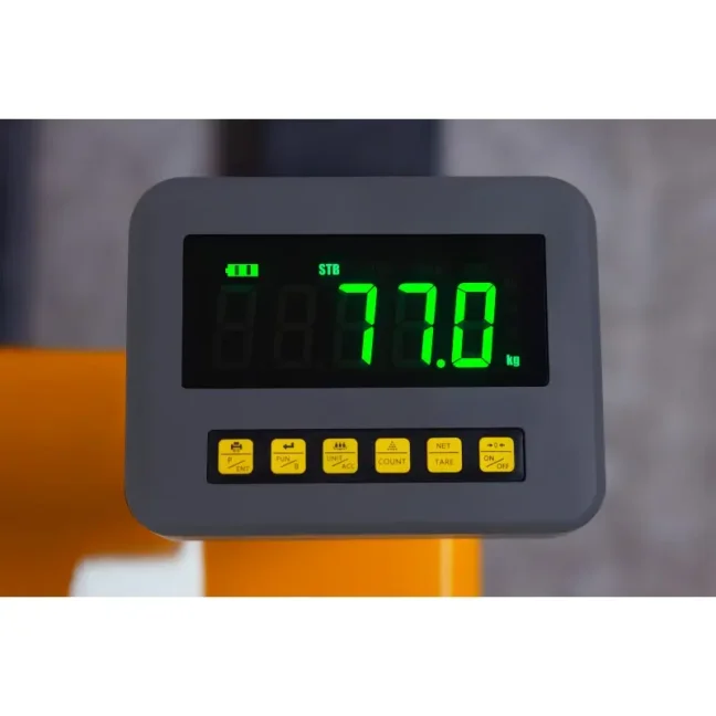 Elektrický paletový vozík s elektronickou váhou Q20SP 2000 kg - elektrický zdvih a pohon