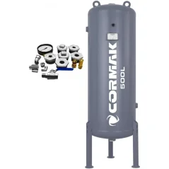 Vzdušník stojatý, tlaková nádrž 11bar 500L + sada pro nastrojení