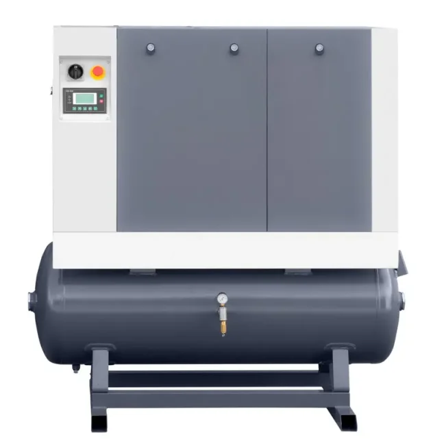 Šroubový kompresor LUFT 700 COMPACT 5,5kw, 10bar, 650l/min + sušička N10S + vzdušník 270L