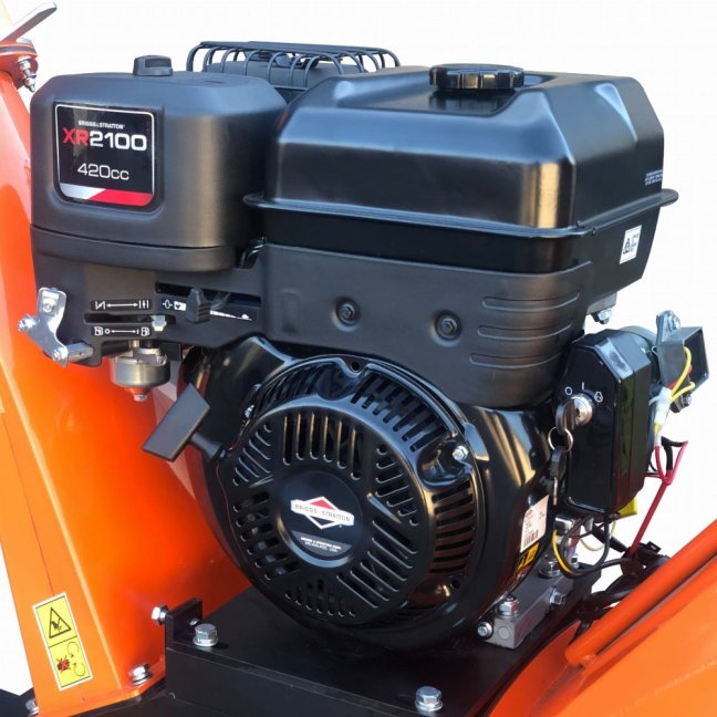 Štěpkovač STILER GS1500, benzínový motor B&S 13,5 HP