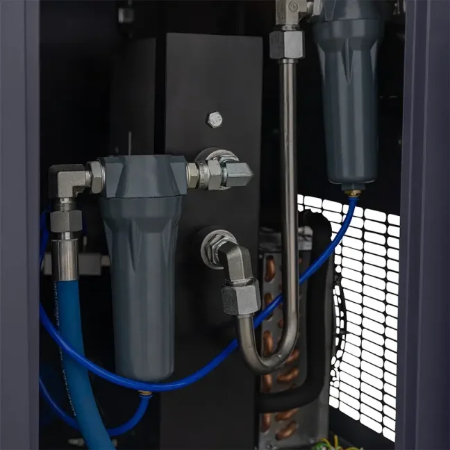 Šroubový kompresor LUFT 1500  1650 L/min. 11 kW, FR.měnič + SUŠIČKA