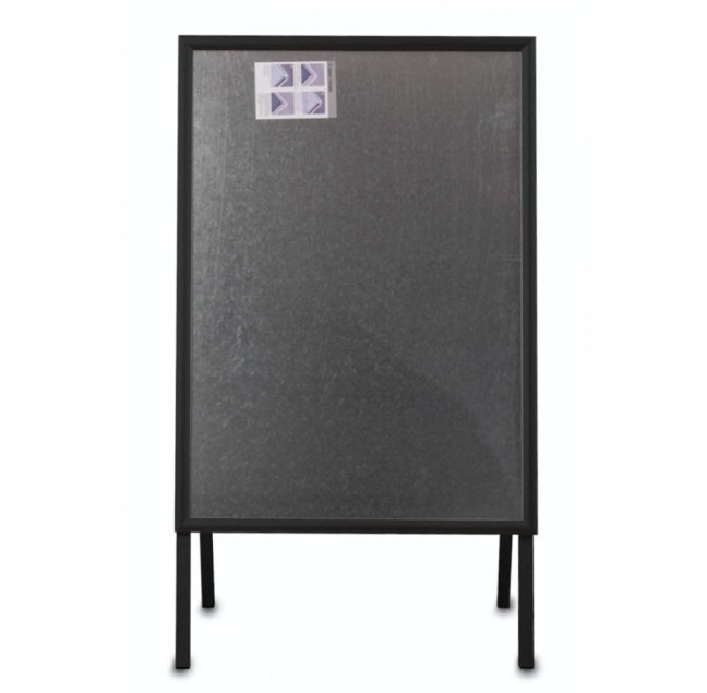 Oboustranné reklamní áčko, reklamní tabule A2 / 420 x 594 mm, BLACK