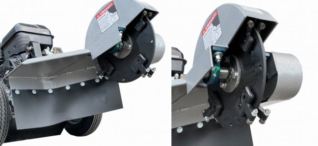 Pařezová fréza benzínová 15 hp, 420 cm3, hloubka frézování 40 cm, start klíčkem