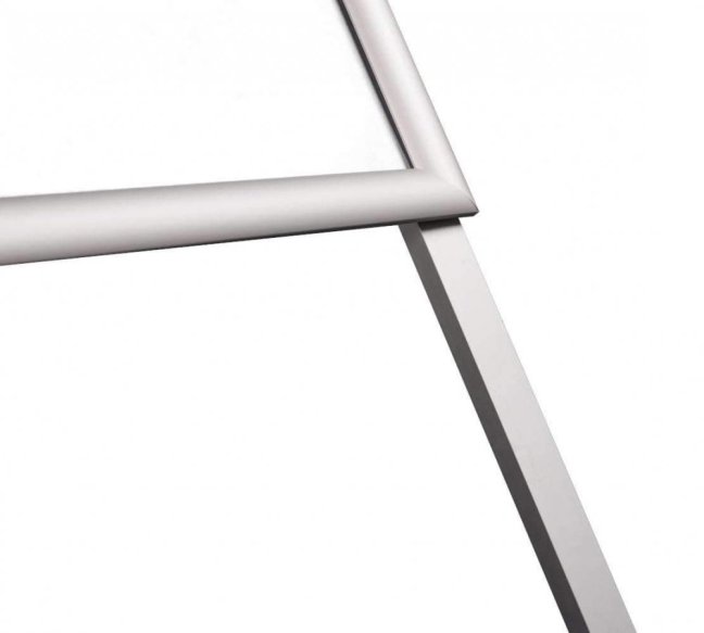 Oboustranné reklamní áčko, reklamní tabule A0 / 841 x 1189  mm SILVER
