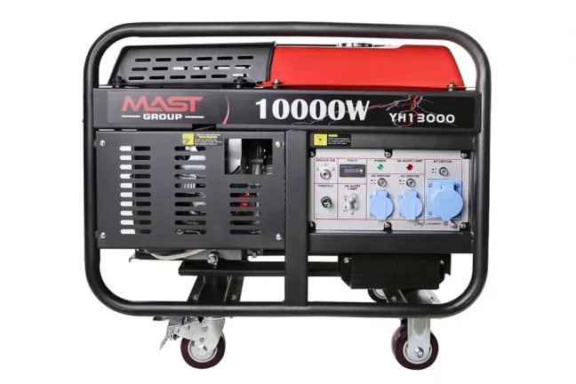 Elektrocentrála Metcor YH13000 - 10 kW, 220V, benzín, elektrický start