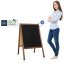Oboustranné dřevěné reklamní áčko s křídovou tabulí 60x100 cm