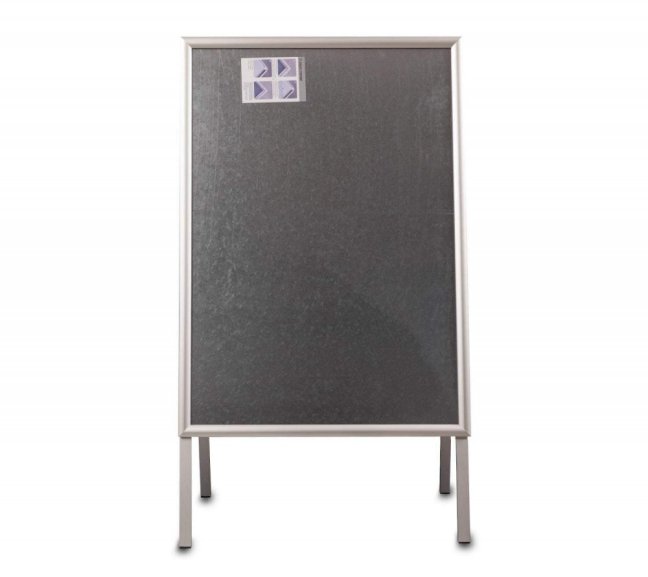 Oboustranné reklamní áčko, reklamní tabule A0 / 841 x 1189  mm SILVER