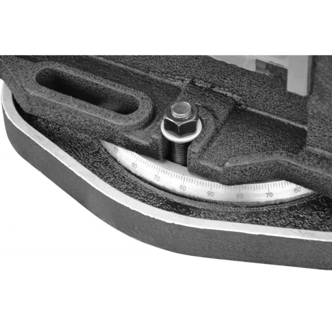 Otočný strojní svěrák s hydraulickou podporou 155 mm