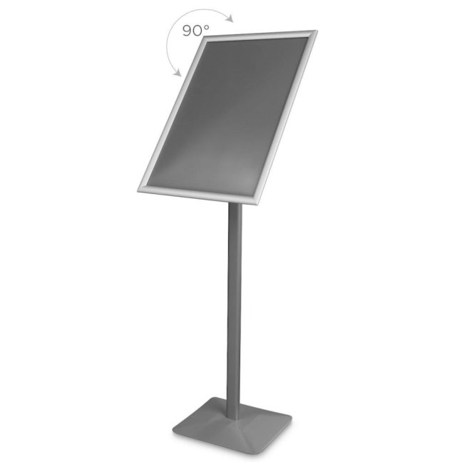 Informační stojan/menu STOJAN Premium - A2 SILVER