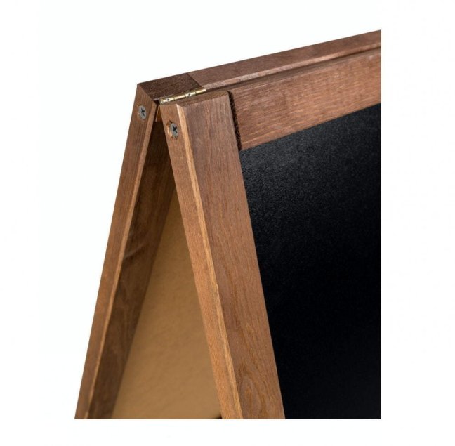 Oboustranné dřevěné reklamní áčko s křídovou tabulí 60x100 cm