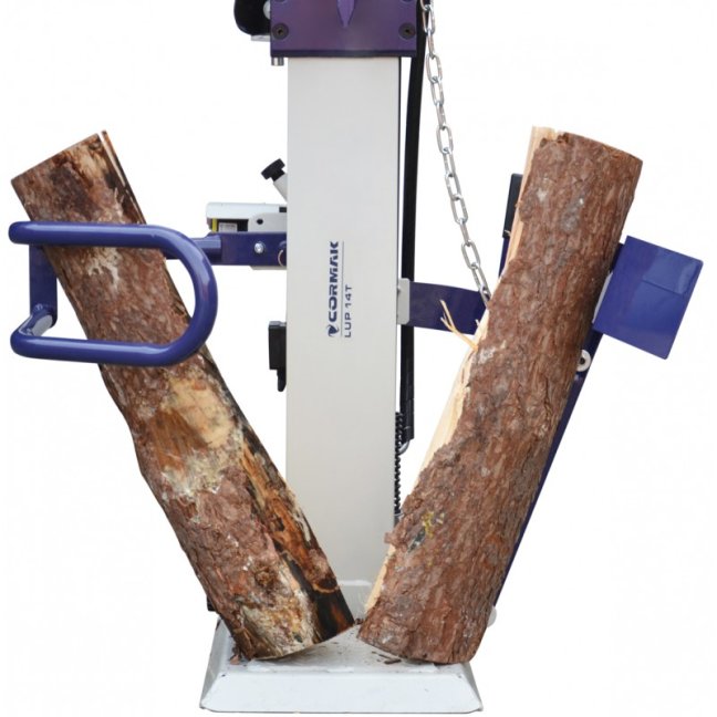 Štípačka na dřevo 14 tun LUP14, pr. dřeva 10-70 cm, výška 104 cm, 3,5kW, 400V