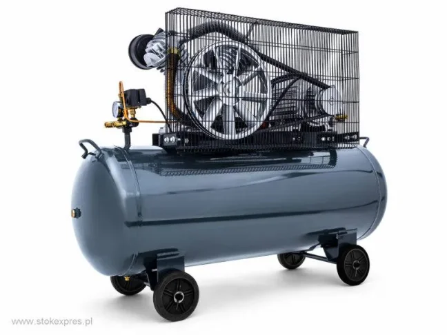 Pístový olejový kompresor JAGER GERMAN, 4 kW, 789l/min, 200l, 10bar, 400V