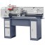 Univerzální soustruh CORMAK 280 x 700 VARIO s podstavcem 230V. Obrábění 280x700mm.