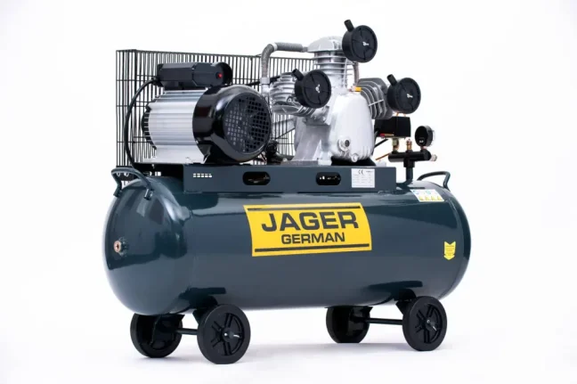 Pístový olejový kompresor JAGER GERMAN, 3 kW, 540l/min, 100l, 10bar, 230V