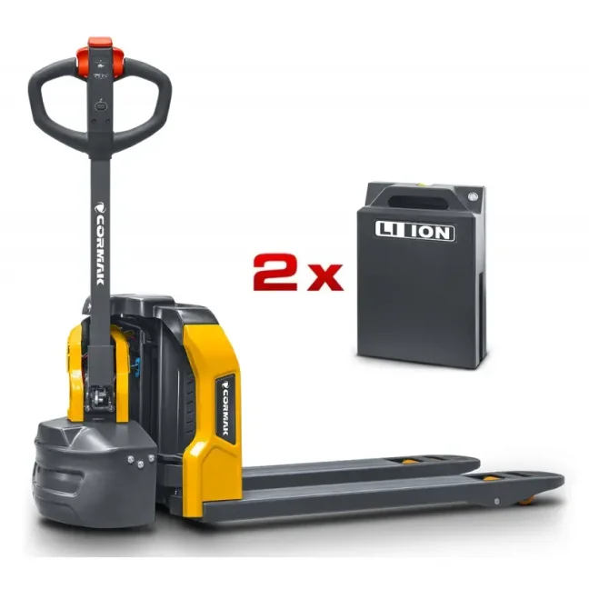 Elektrický paletový vozík Q15-5 1500kg Li-Ion - elektrický zdvih a pohon + náhradní baterie