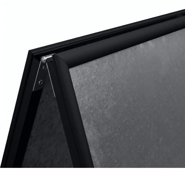 Oboustranné reklamní áčko, reklamní tabule A1 / 594 x 841 mm, černá