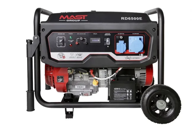 Elektrocentrála Metcor RD6500E - 5,5 kW, 230V, benzín, elektrický start