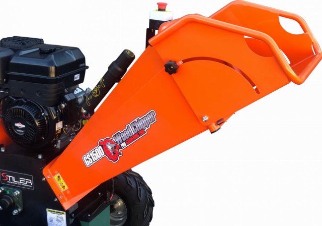 Štěpkovač STILER GS1500, benzínový motor B&S 13,5 HP