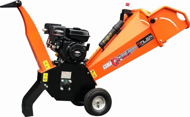 Štěpkovač STILER GS650, benzínový motor B&S 6,5 HP