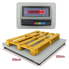 Platformová paletová váha W3T nosnost 3000 KG, plošina 120x120 cm