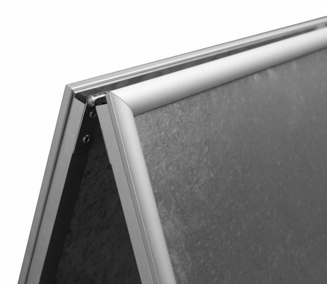 Oboustranné reklamní áčko, reklamní tabule A0 / 841 x 1189  mm SILVER