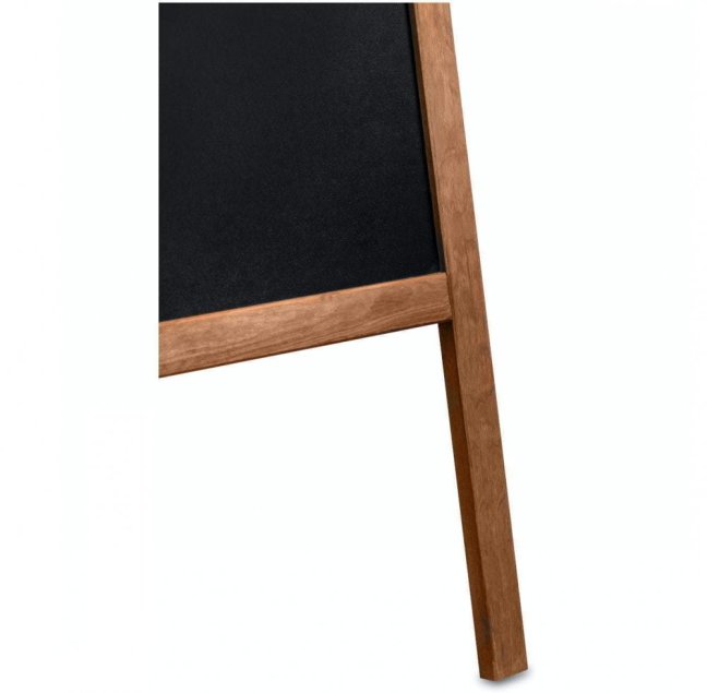 Oboustranné dřevěné reklamní áčko s křídovou tabulí 72x160 cm