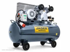 Pístový olejový kompresor JAGER GERMAN, 4 kW, 586l/min, 200l, 10bar, 400V