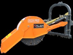Pařezová fréza STILER SG 24 - kloubová hřídel za traktor, hydraulika