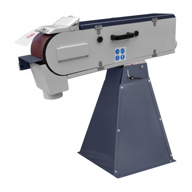 Pásová bruska na kov SM75 se základnou - 2 rychlosti, pás 75x2000mm