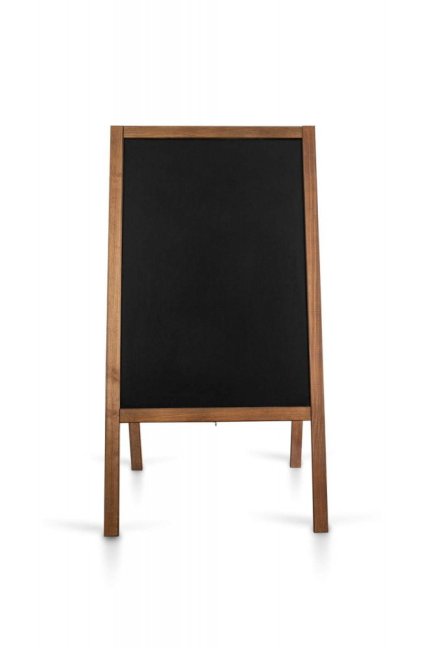 Oboustranné dřevěné reklamní áčko s křídovou tabulí 61x118 cm