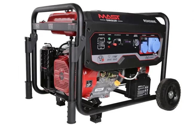 Elektrocentrála Metcor RD6500E - 5,5 kW, 230V, benzín, elektrický start