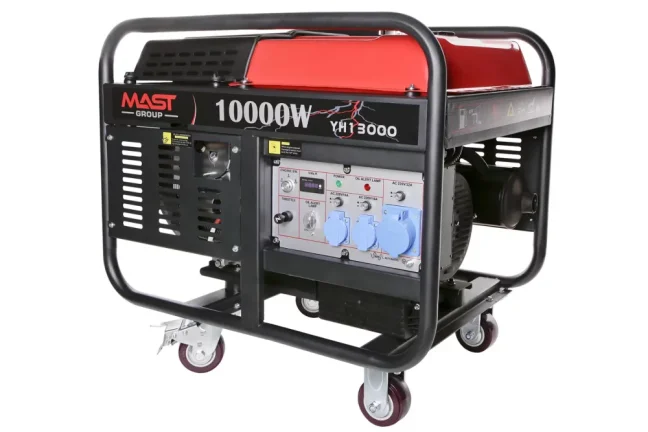 Elektrocentrála Metcor YH13000 - 10 kW, 220V, benzín, elektrický start