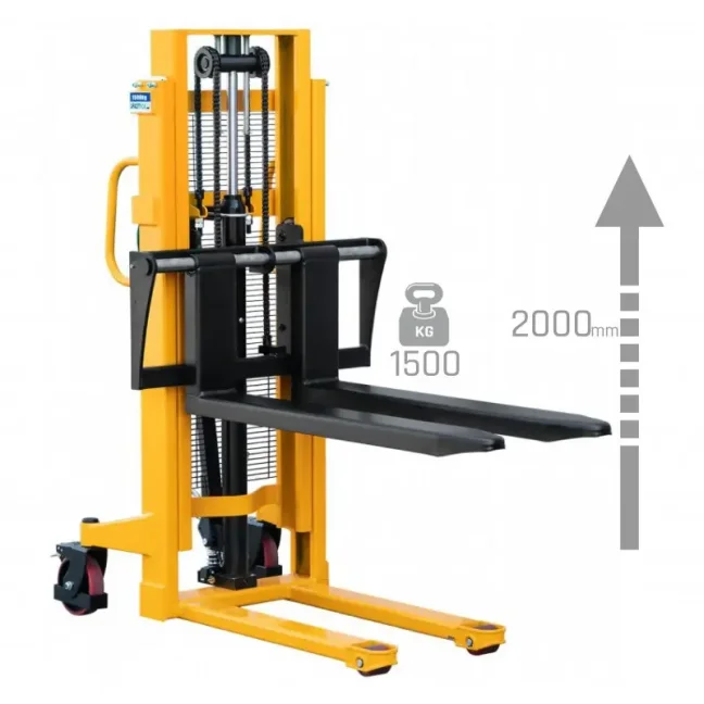 Paletový vozík WRHS 1520 s nastavitelnými vidlicemi 1500 kg, 2000 mm